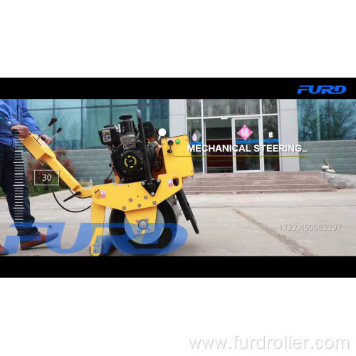 Hydrostatic Manual Vibrating Road Roller with Infinitely Variable Speed (FYL-D600)